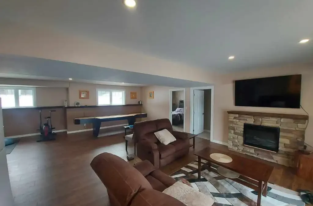 Rustic Basement Renovation