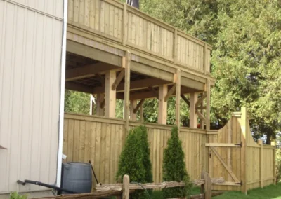 Deck Extension / Fence Build